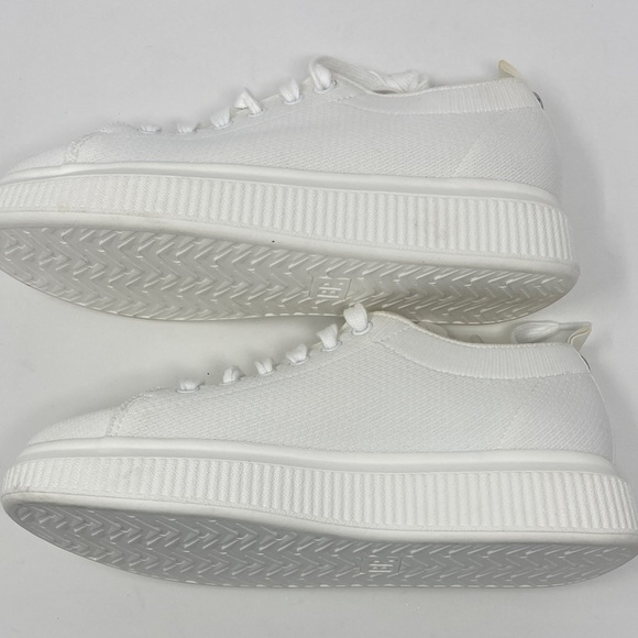 BP Platform White Lace-up Sneakers women’s size 7.5 - Picture 6 of 10